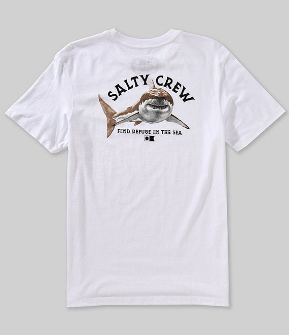 Salty Crew Men's Lurking SS Tee Apparel Salty Crew White Small