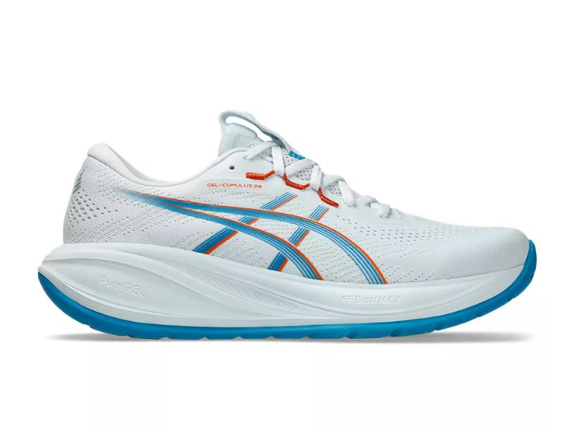 ASICS Men's Gel-Cumulus 28 Footwear ASICS Arctic Blue/Aegean Blue-402 7.5