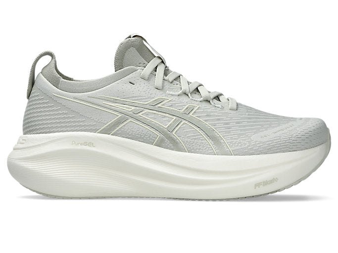 ASICS Women's Gel-Nimbus 27 Footwear ASICS Lake Grey/White Sage-301 9 Medium-B