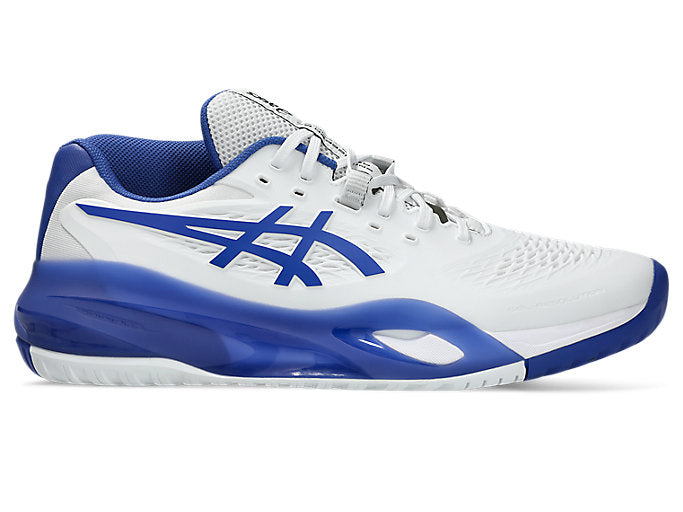 ASICS Men's Gel-Resolution X Footwear ASICS White/Dark Cobalt-101 9.5