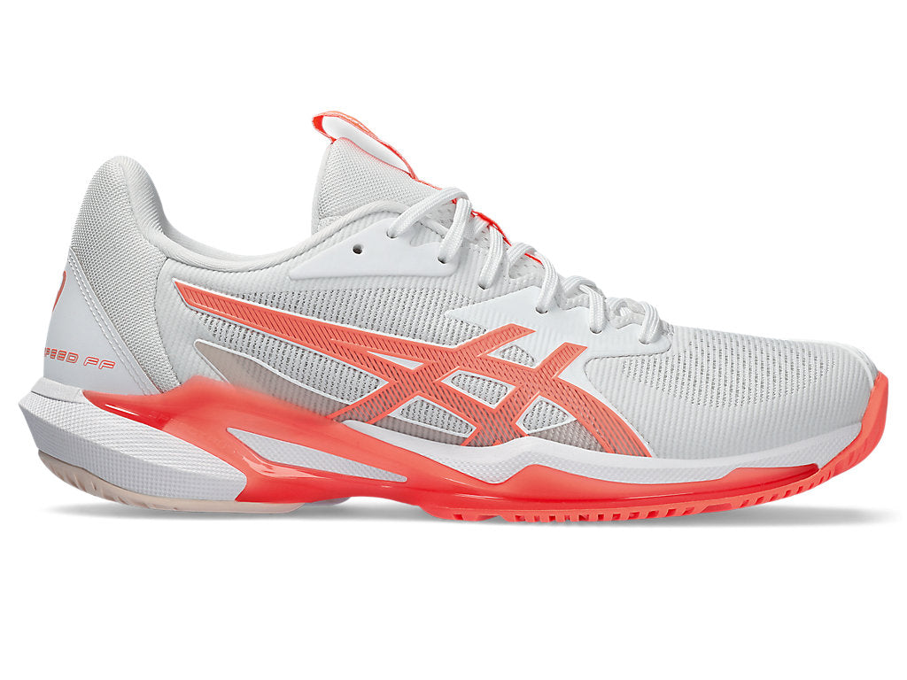 ASICS Women's Solution Speed FF 3 Footwear ASICS White/Sun Coral-100 6.5