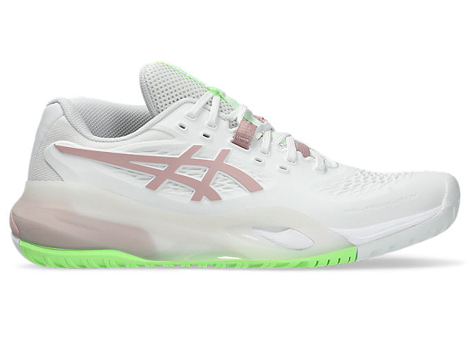 ASICS Women's Gel-Resolution X Footwear ASICS White/Morganite-104 9.5