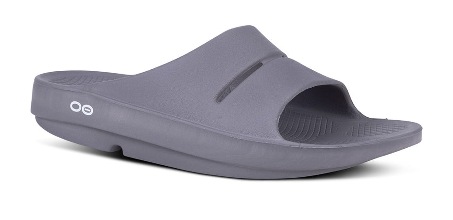Oofos Ooahh Slide Footwear OOFOS Slate M4/W6