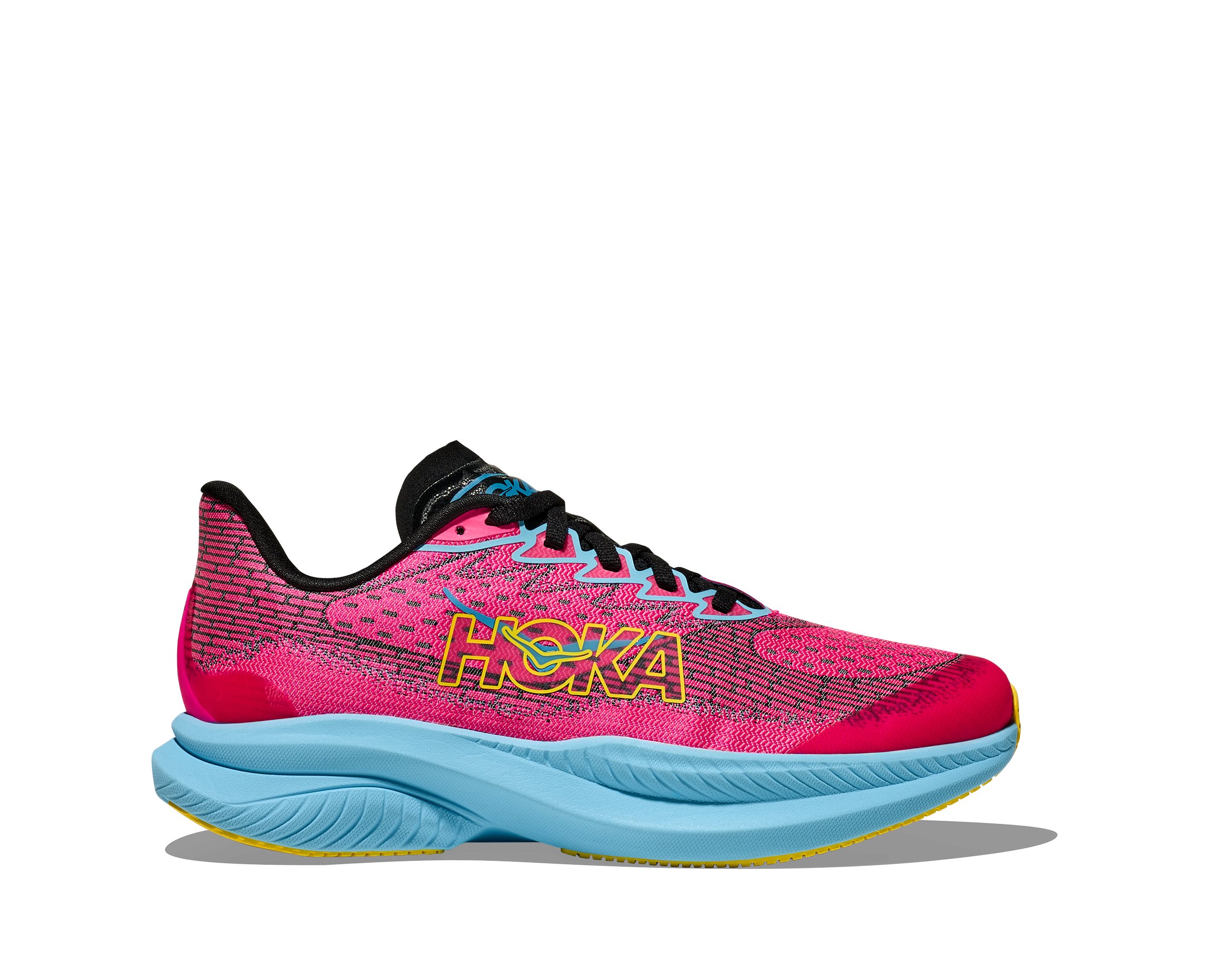 Hoka Kids' Mach 6 Footwear Hoka One One Neon Dragonfruit/Waterpark-NFR 3.5