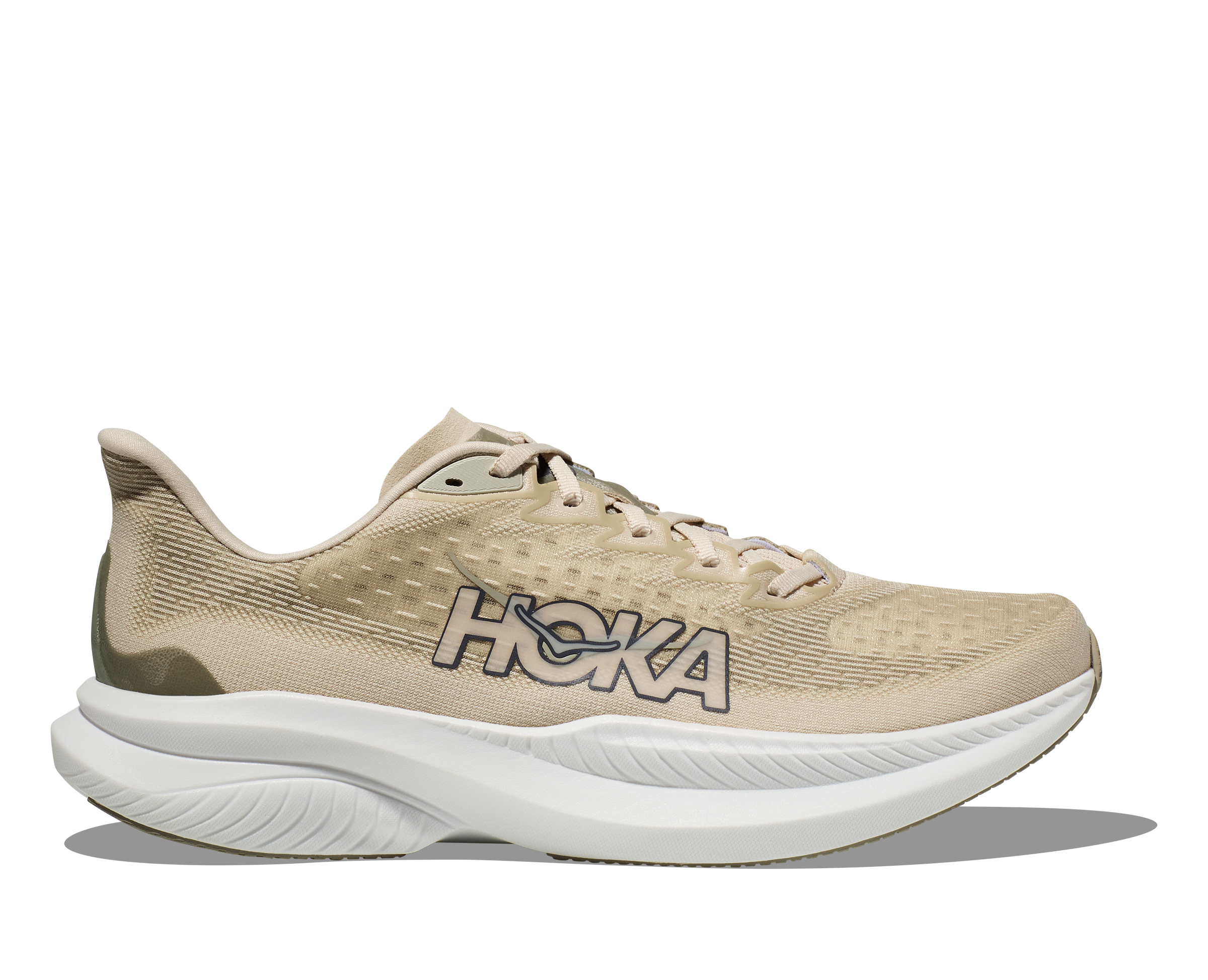 Hoka Men's Mach 6 Footwear Hoka One One Oat Milk-OKB 9.5 Medium-D