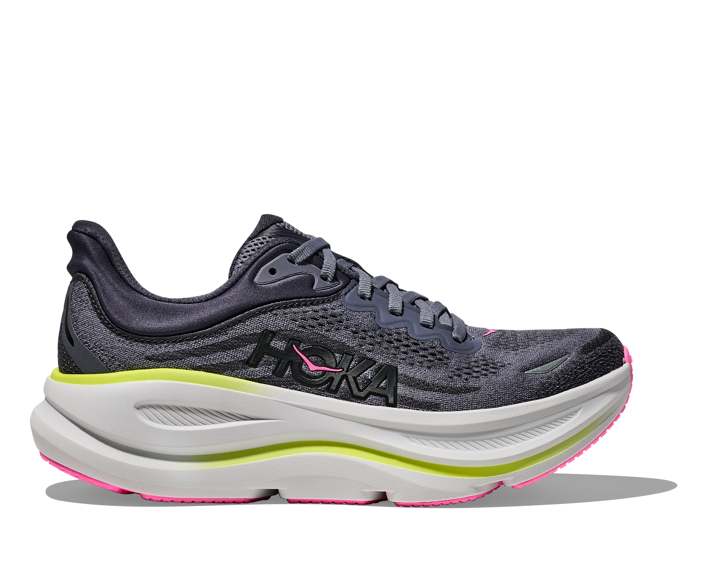 Hoka Women's Bondi 9 Footwear Hoka One One Charcoal Grey/Grey Skies-CYG 6.5 Medium-B