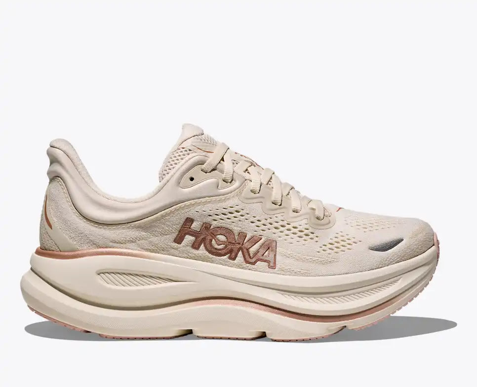 Hoka Women's Bondi 9 Footwear Hoka One One Oat Milk/Rose Gold-OSG 6 Medium-B