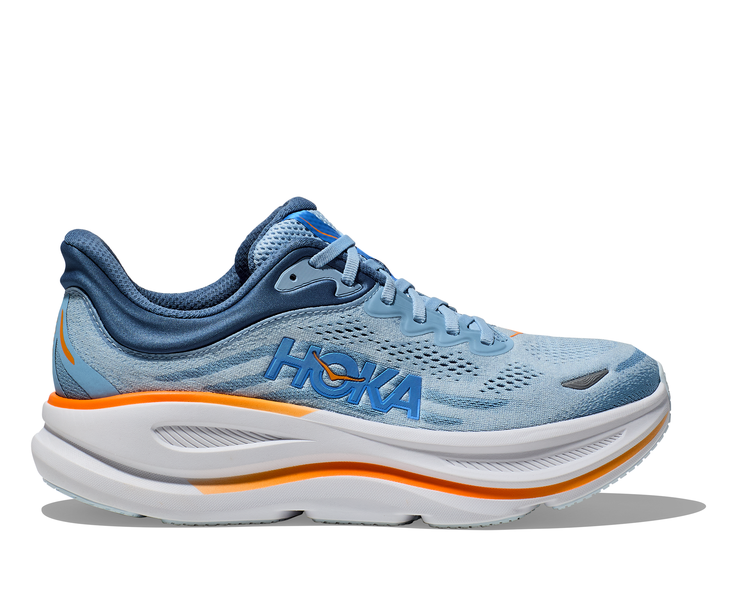 Hoka Men's Bondi 9 Footwear Hoka One One Drizzle/Downpour-DNP 7.5 Medium-D
