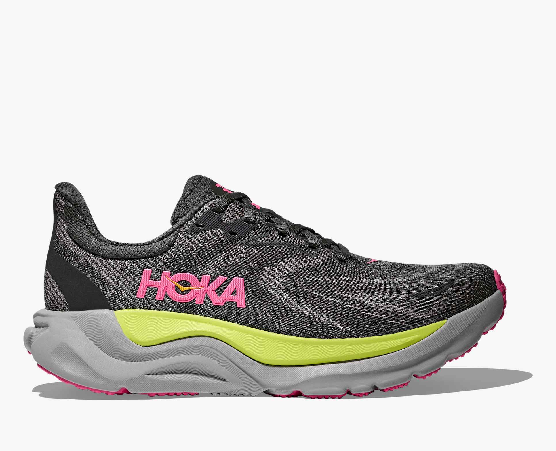 Hoka Women's Arahi 8 Footwear Hoka One One Charcoal Grey/Grey Skies-CYG 9 Medium-B