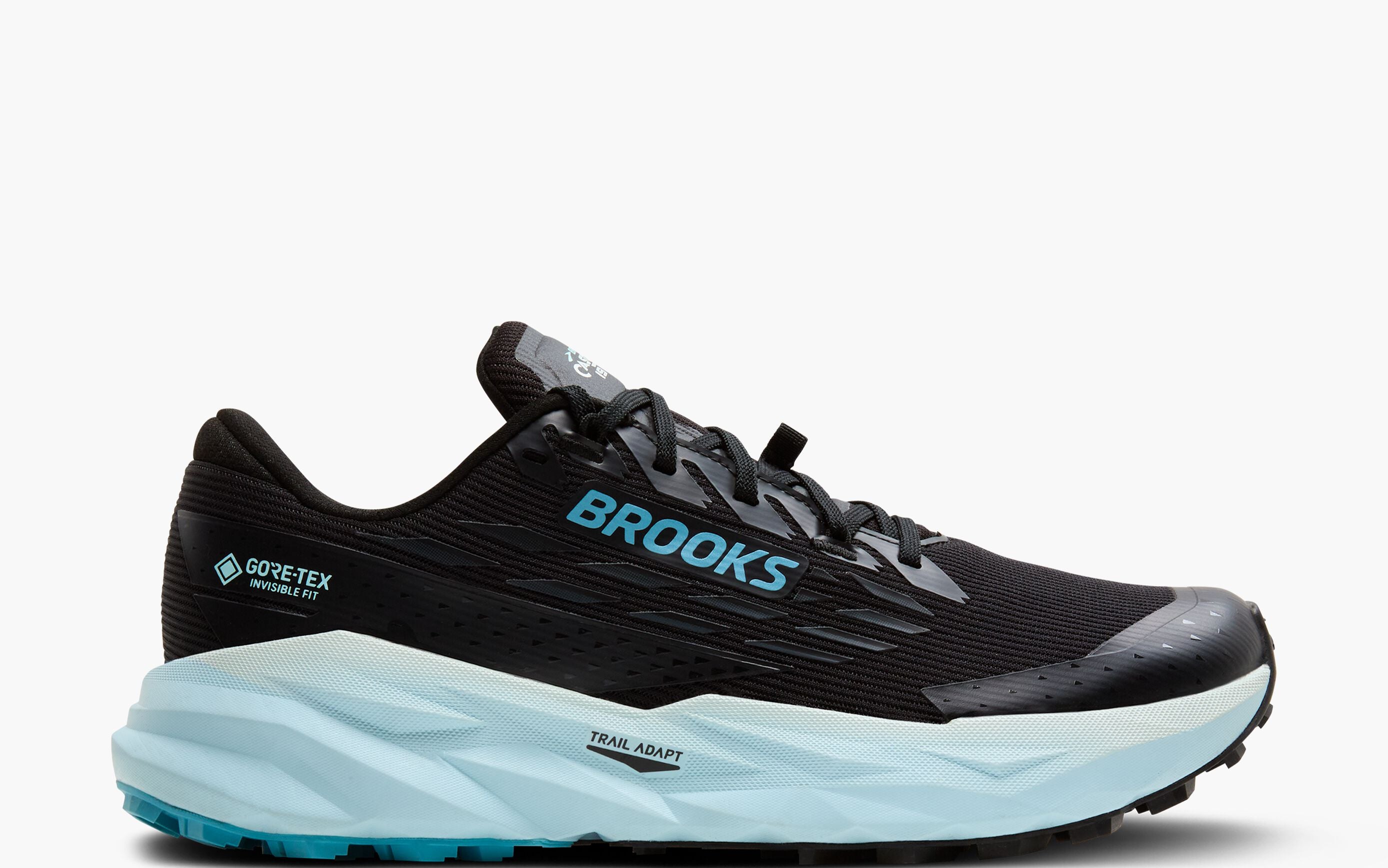 Brooks Women's Cascadia 19 GTX Footwear Brooks Black/Ebony/Blue Flower-010 6