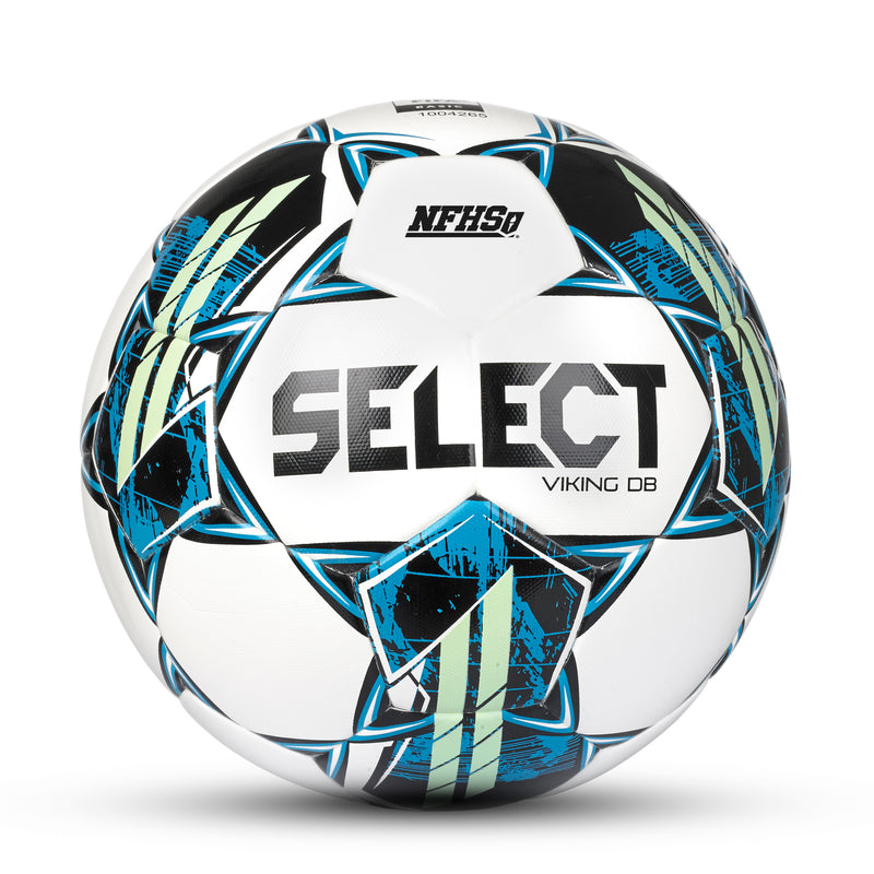 Select Viking DB Soccer Ball Equipment SELECT SPORT AMERICA White/Blue/Green 4