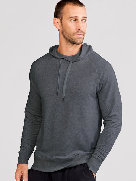 Tasc Men's Stadium French Terry Hoodie Apparel Tasc Iron Heather-012 Small