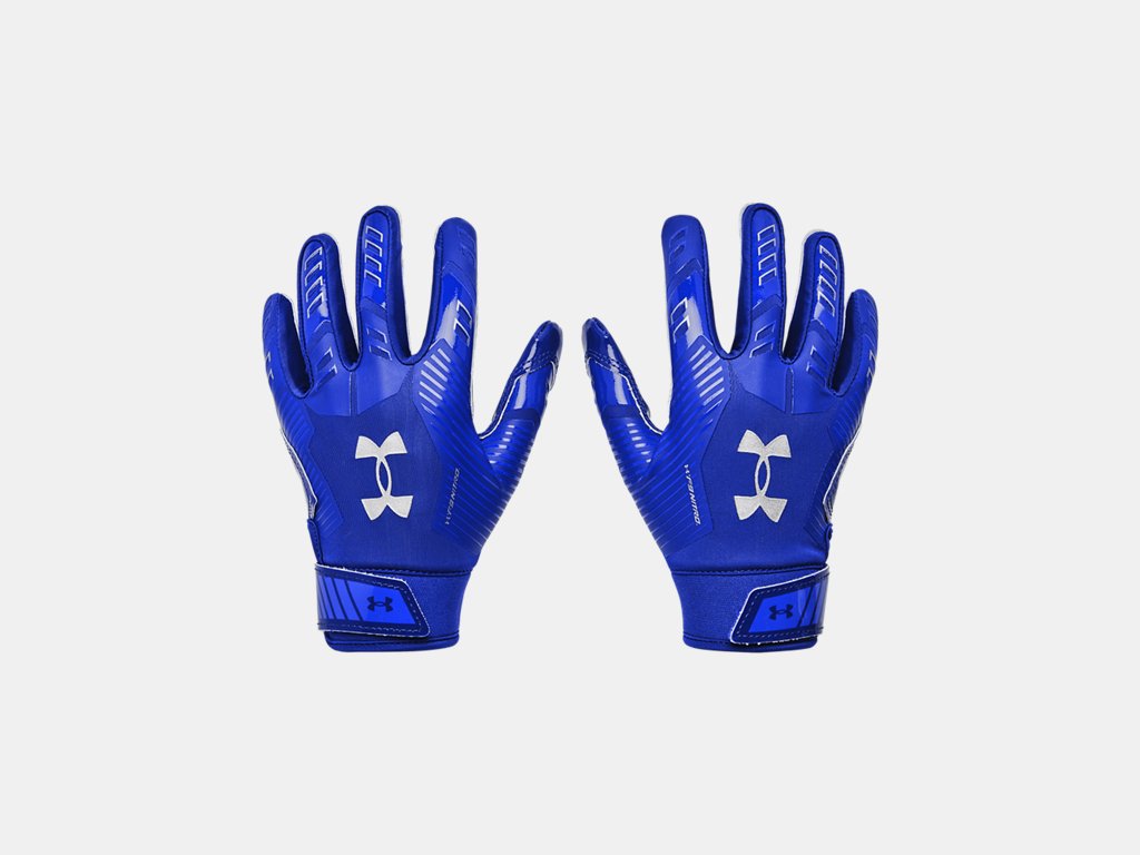 Under Armour Pee Wee F9 Nitro Football Gloves Accessories Under Armour Royal/Team Royal/Metallic Silver-400 Pee Wee