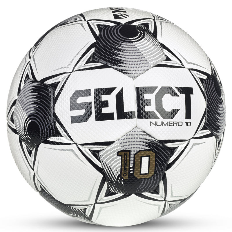 Select Numero 10 v25 Soccer Ball Equipment SELECT SPORT AMERICA White/Black/Silver 4