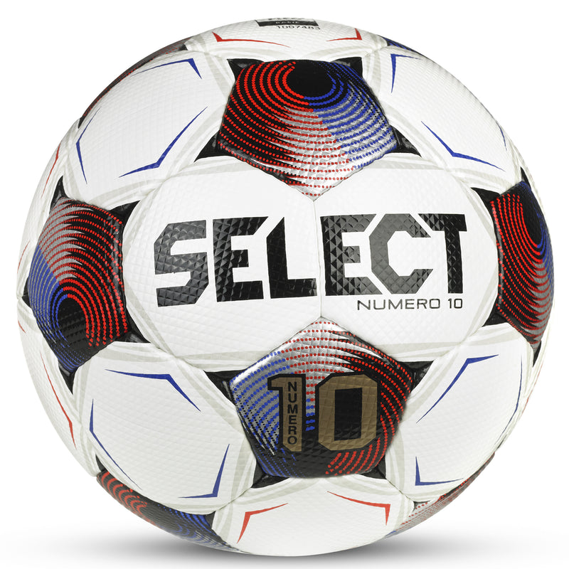 Select Numero 10 v25 Soccer Ball Equipment SELECT SPORT AMERICA White/Blue/Red 4