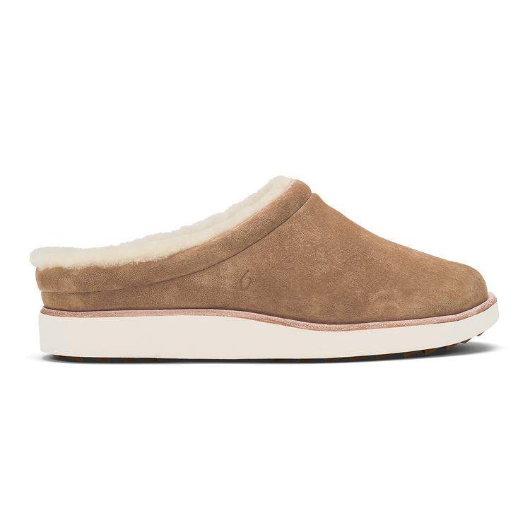 Olukai Women's Mani Leather Mule Slippers Footwear Olukai Tan/Golden Sand 6