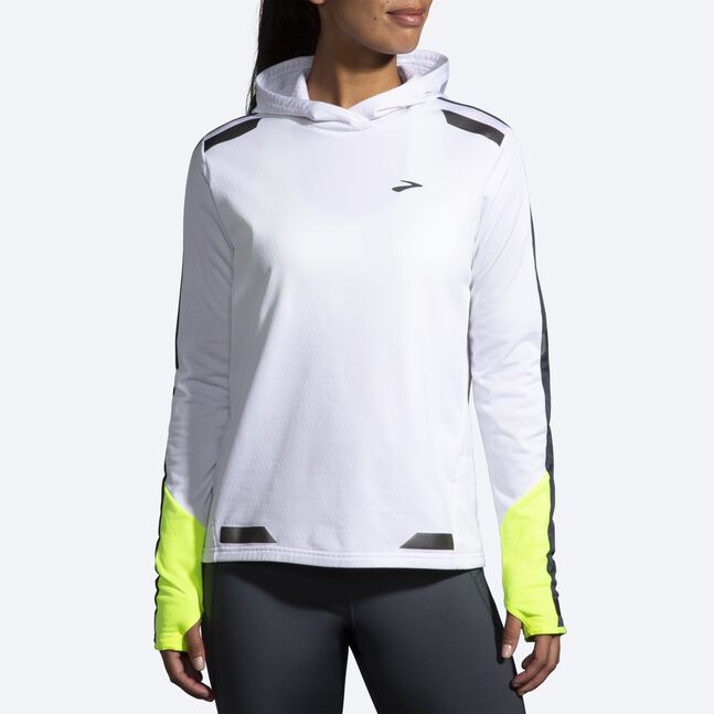 Brooks Women's Run Visible Thermal Hoodie Apparel Brooks