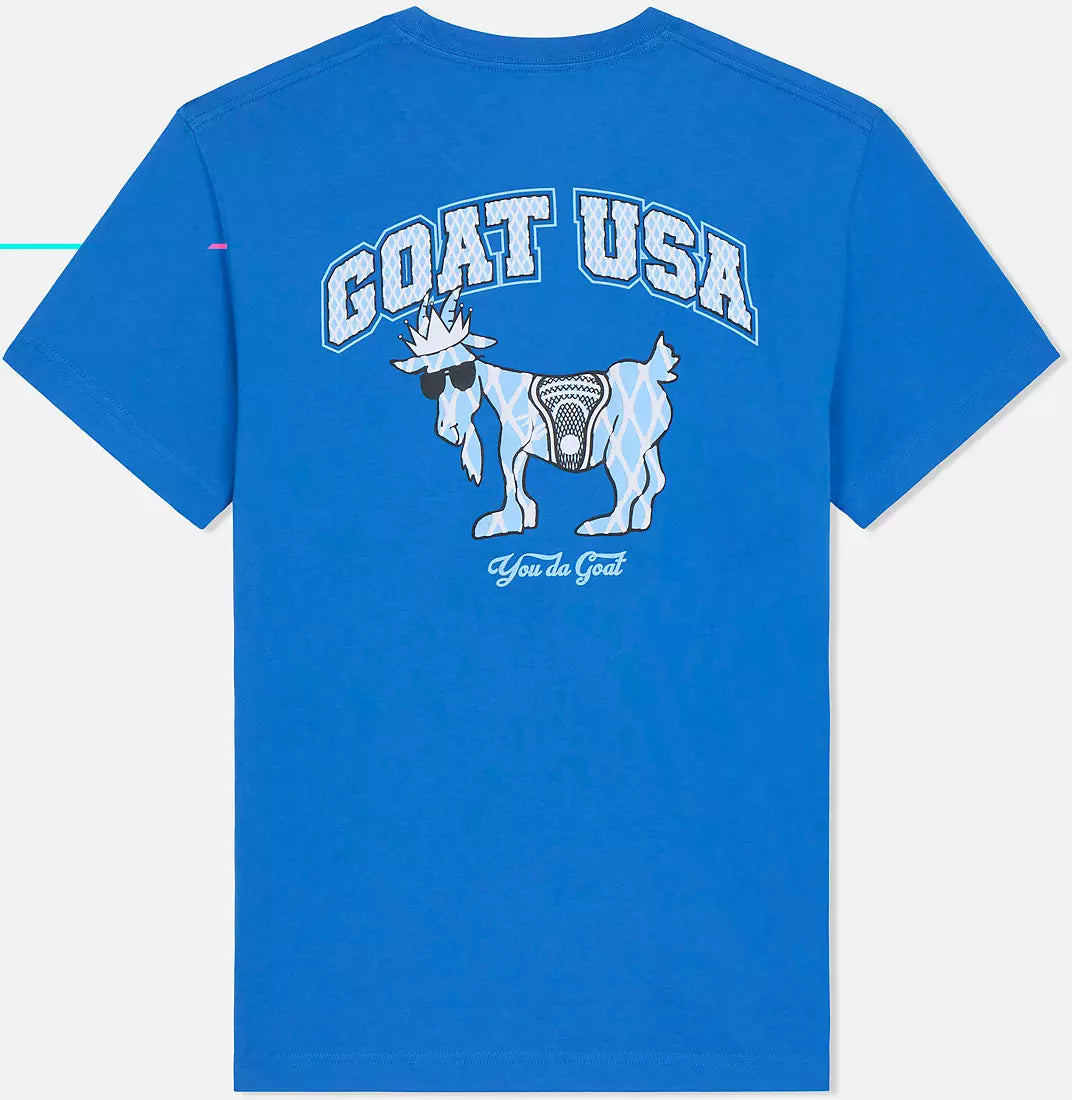 Goat USA Youth Lacrosse Sports T-Shirt Apparel Goat USA Royal Youth XSmall