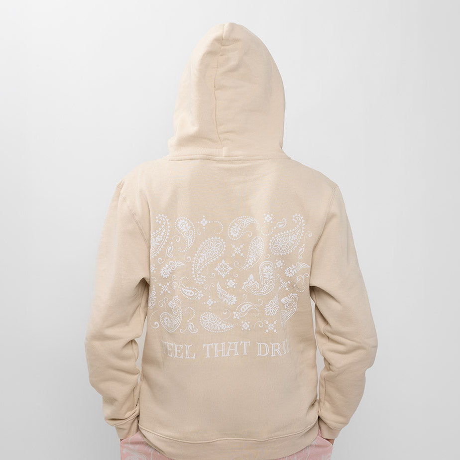 The Drip Shop Paisley Paradise Graphic Hoodie Apparel The Drip Shop Bone Youth Small