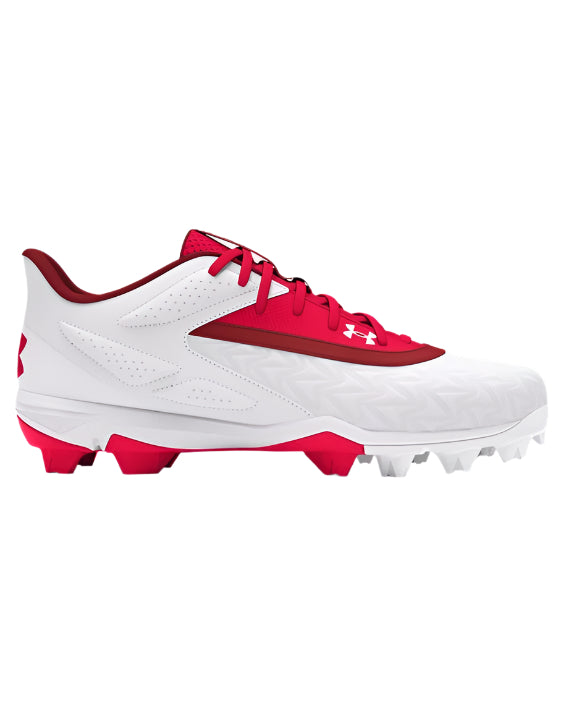 Under Armour Men's Leadoff Low RM 3.0 Baseball Cleats Footwear Under Armour Red/White-600 6.5