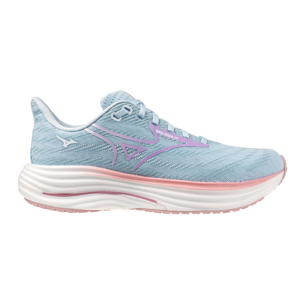 Mizuno Women's Wave Rider 29 Footwear Mizuno Nantucket Breeze/Orchid Pedal-NB6L 9 Medium-B
