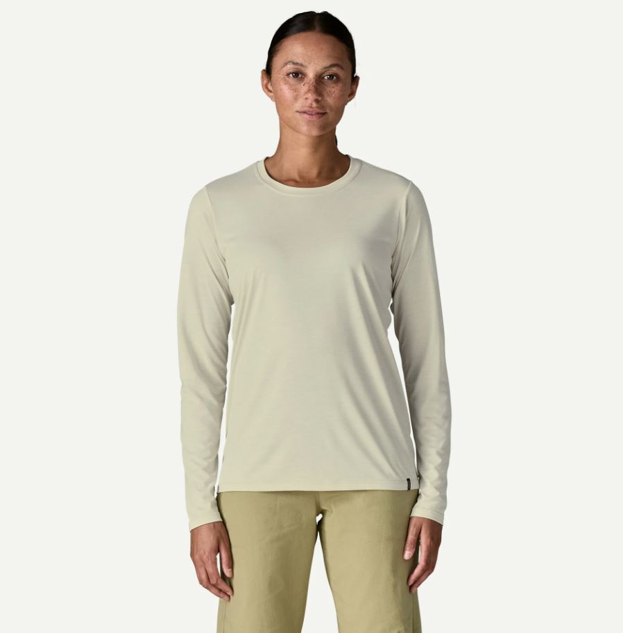 Patagonia Women's Long Sleeved Capilene Cool Daily Shirt Apparel Patagonia Dyno White-DYWH XSmall