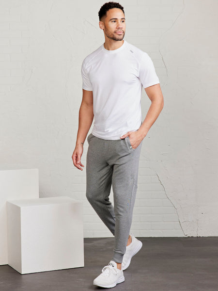 Tasc Men's Stadium French Terry Jogger Apparel Tasc Heather Gray-059 Small