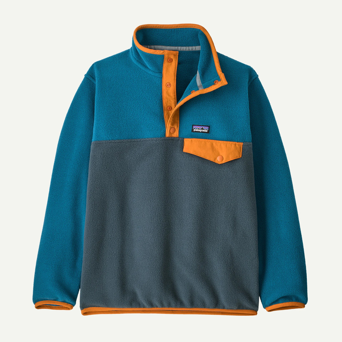 Patagonia Kids' Lightweight Synchilla® Snap-T® Fleece Pullover Apparel Patagonia Summit Blue-SMTB Youth Small