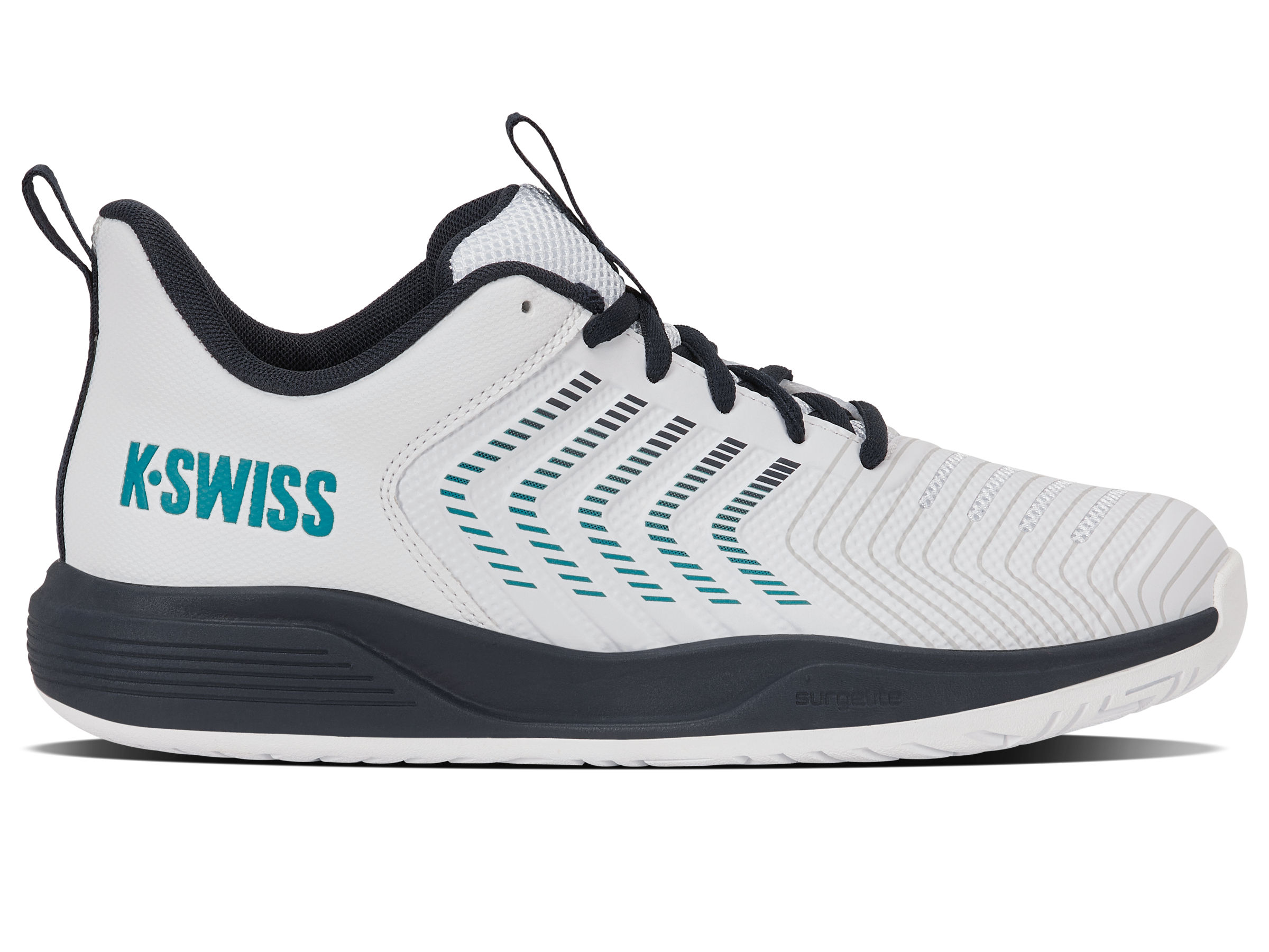 K-Swiss Kids' Ultrashot Light Footwear K-Swiss White/Carbon/Baltic-148 1
