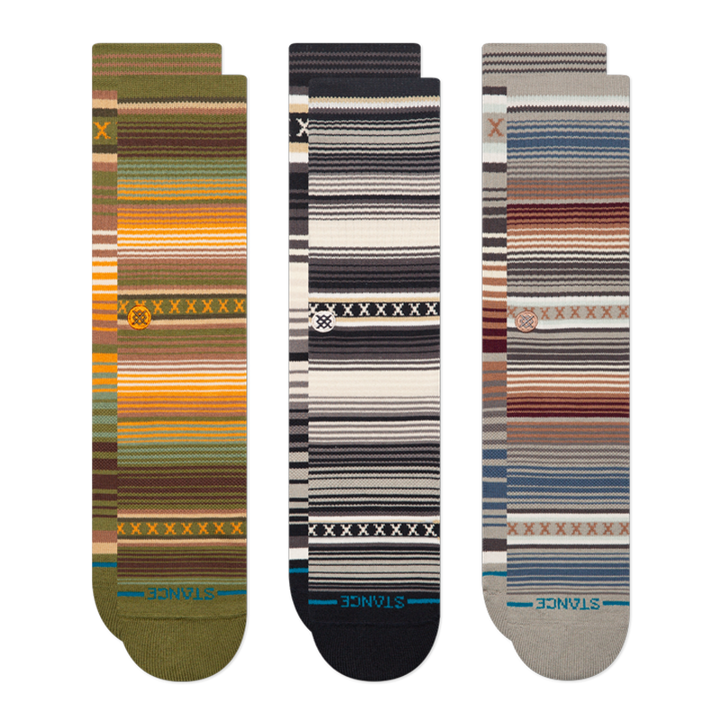 Stance Curran 3 Pack Crew Socks