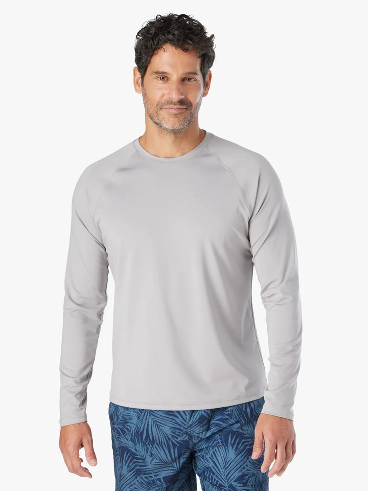 Fair Harbor Men's Anchor Rashguard Apparel Fair Harbor Grey Small