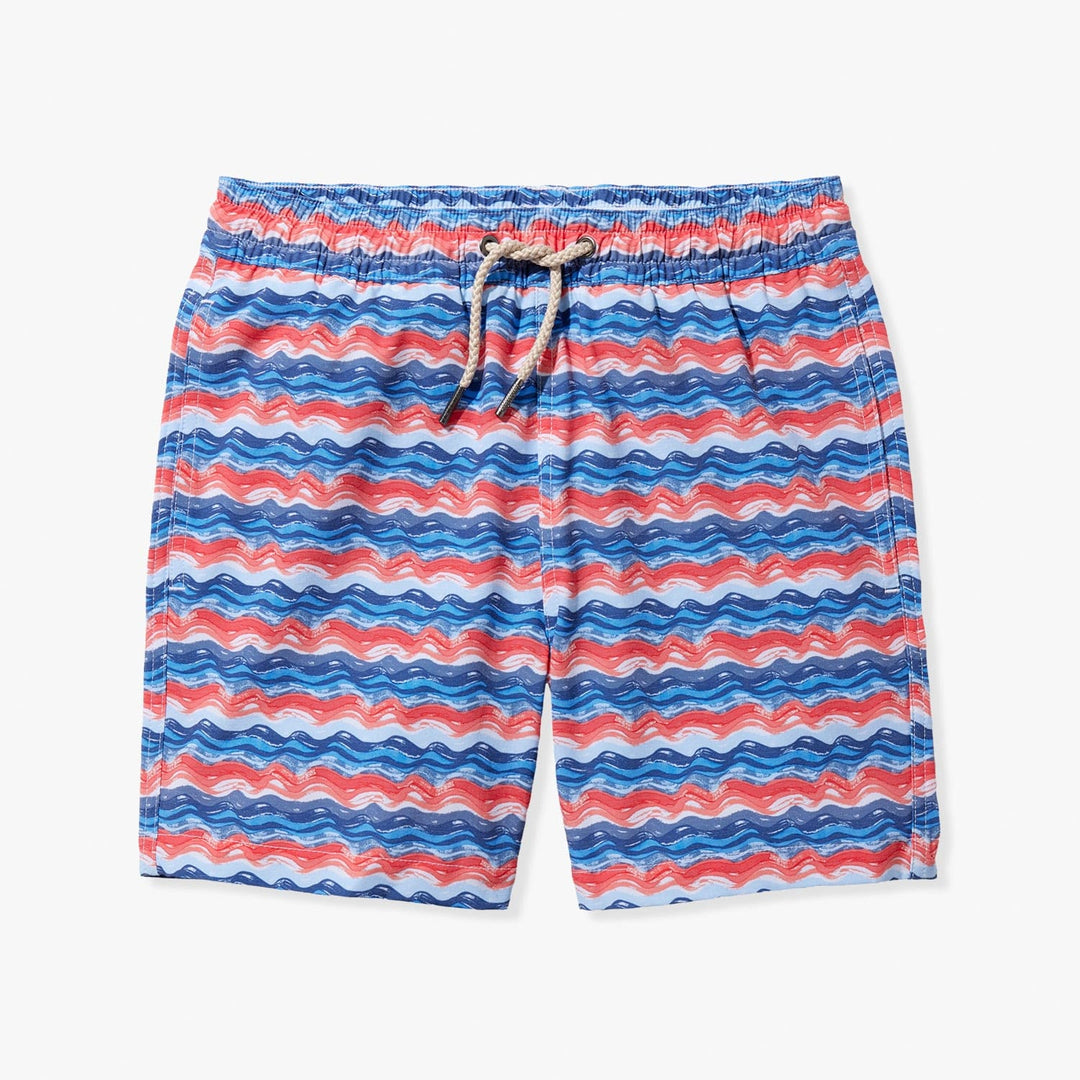 Fair Harbor Boys' Bayberry Trunk Apparel Fair Harbor Wave Blue Bright Waves Youth Small