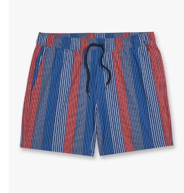 Fair Harbor Men's Bungalow Short Apparel Fair Harbor Blue Towel Stripe Small