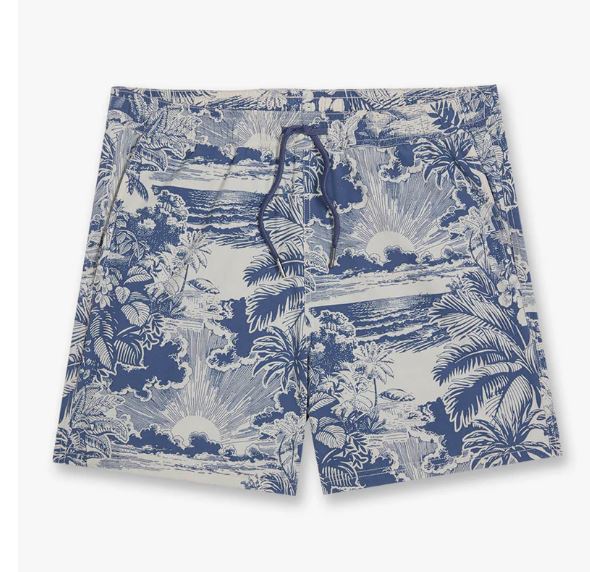 Fair Harbor Men's Bungalow Short Apparel Fair Harbor Silver Palms Small
