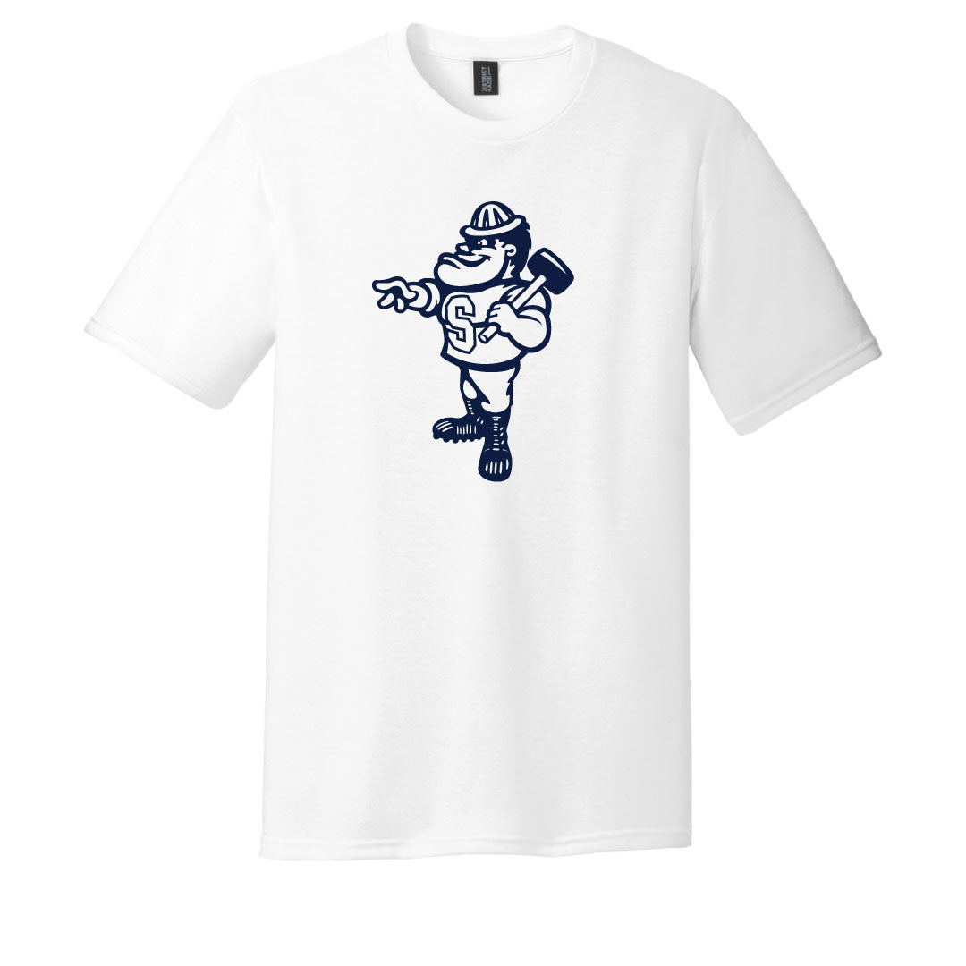 Staples Athletics BOB Cotton Blend Tee Logowear Staples Athletics White Adult XS