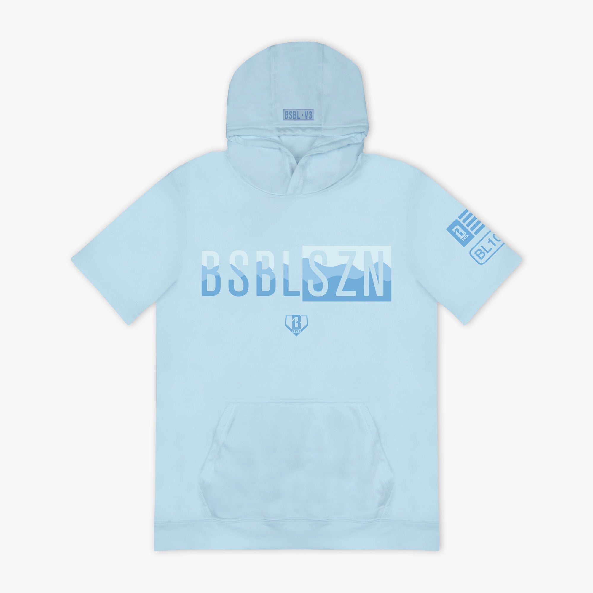 Baseball Lifestyle 101 Youth BSBL-SZN Short Sleeve Youth Hoodie V3