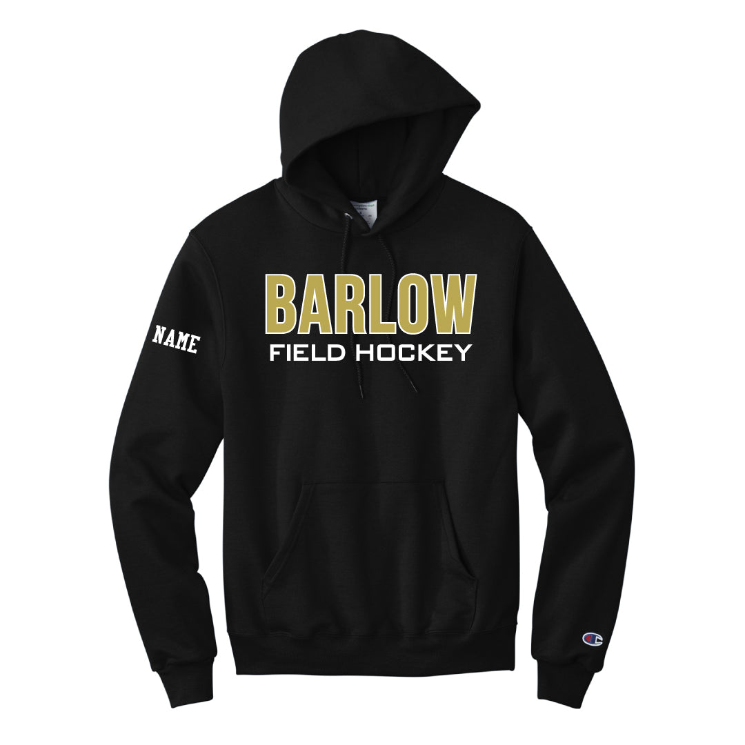 Barlow Field Hockey Champion Hooded Sweatshirt Logowear Barlow Field Hockey Black Adult S