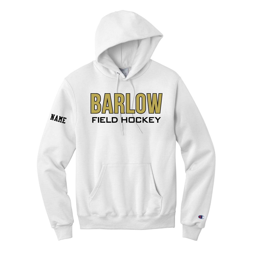 Barlow Field Hockey Champion Hooded Sweatshirt Logowear Barlow Field Hockey White Adult S