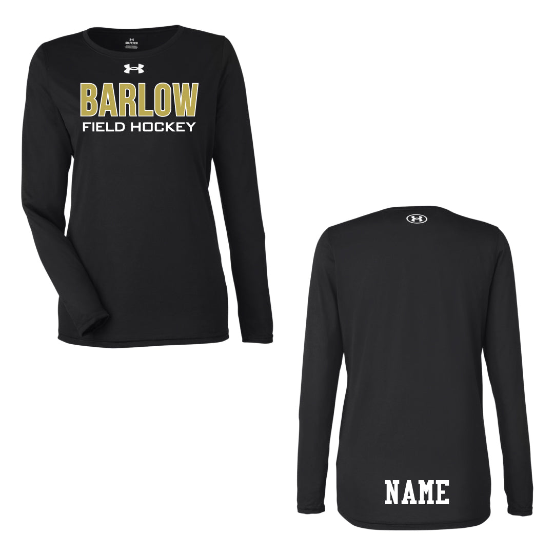 Barlow Field Hockey UA Warmup Long Sleeve Logowear Barlow Field Hockey Black Ladies XS