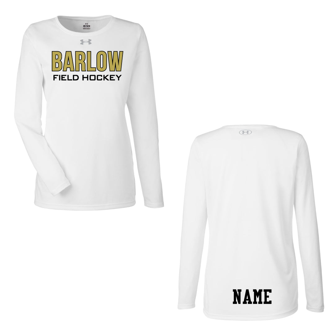 Barlow Field Hockey UA Warmup Long Sleeve Logowear Barlow Field Hockey White Ladies XS