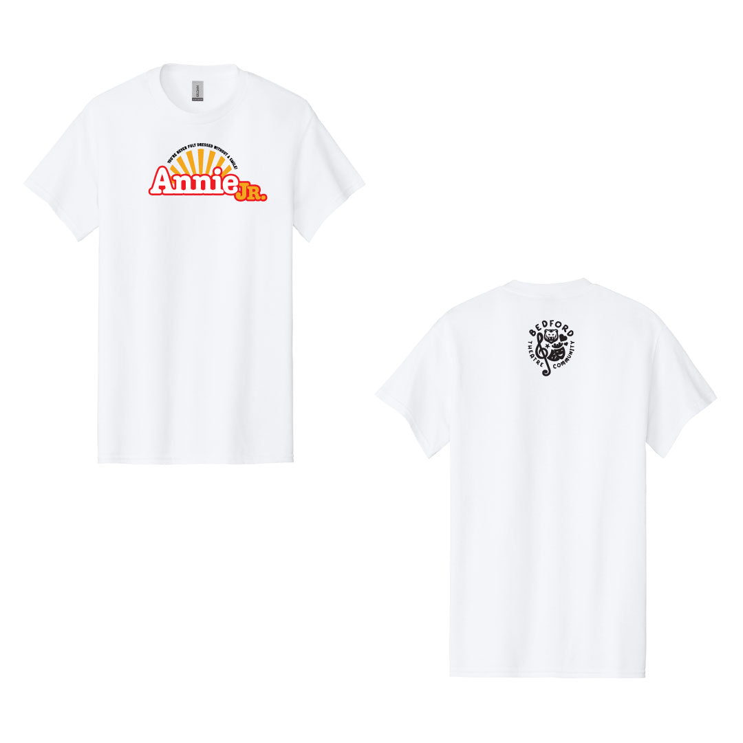 Bedford Theatre Company Presents Annie Jr. White Cotton Tee