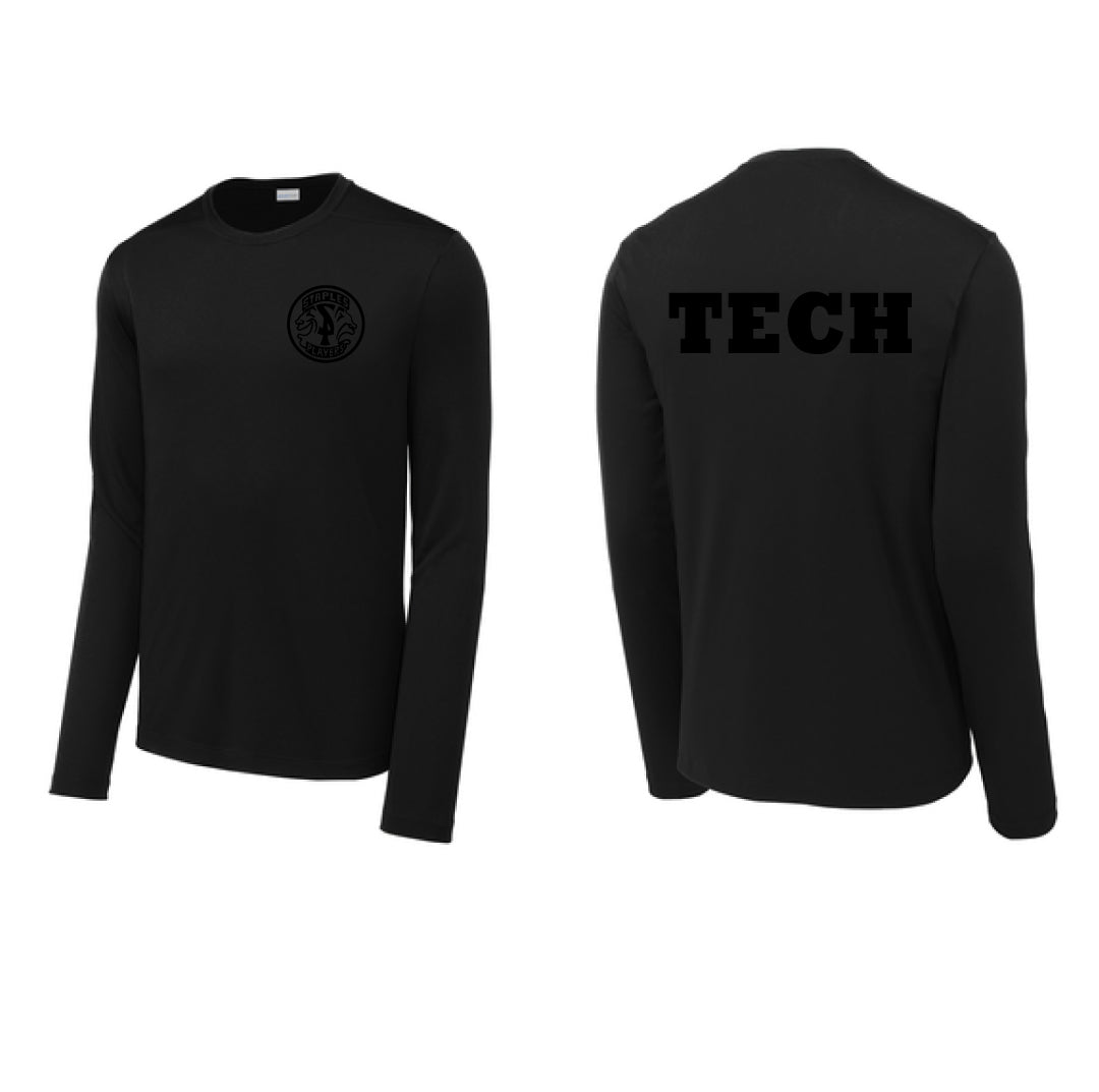 Staples Players TECH Performance Long Sleeve Logowear Staples Players Black Ladies XS