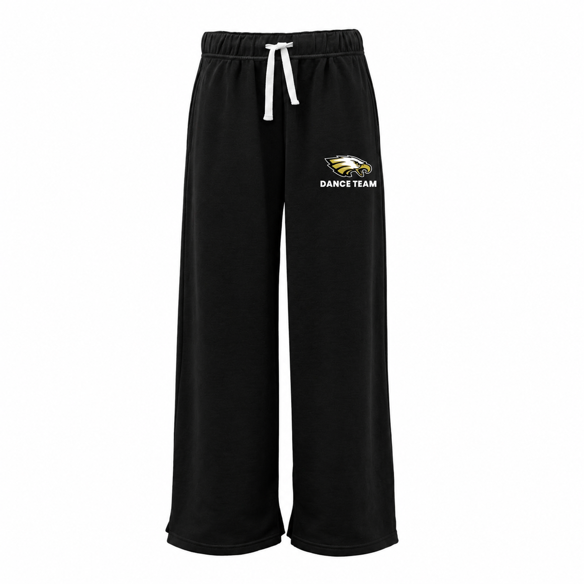 THS Dance Womens Wide Leg Sweatpant Logowear Trumbull Dance Team Black Ladies XS