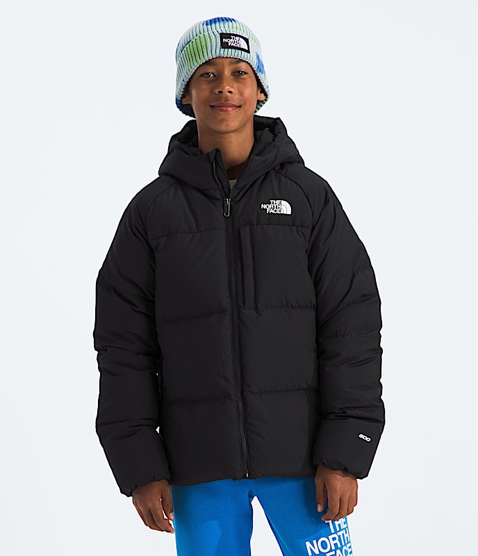 The North Face Boys' North Down Hooded Jacket Apparel North Face TNF Black-JK3 XSmall