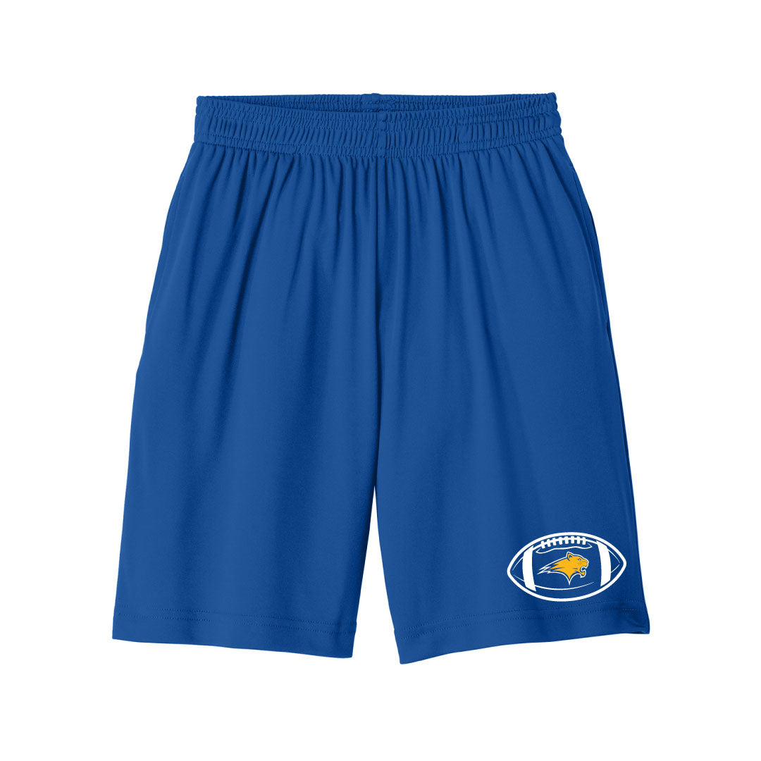 Brookfield Football Practice Shorts with Pockets Logowear Brookfield Football 9" Mens XS