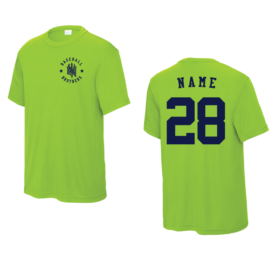 NYB BROTHER'S Performance Tee Logowear Norwalk Youth Baseball Youth S