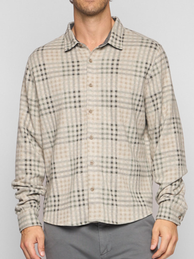 Fundamental Coast Men's Nazare Canyon Long Sleeve Apparel Fundamental Coast Fossil Small