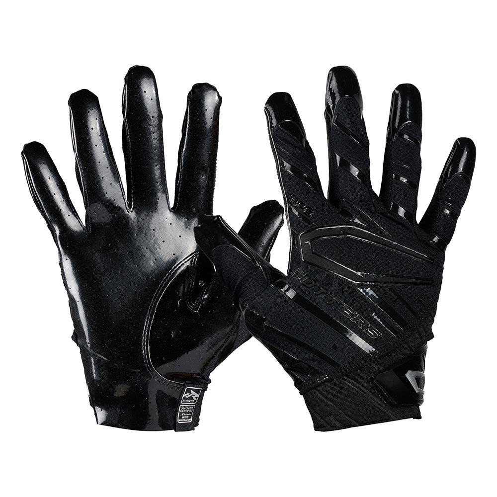 Cutters Men's Rev Pro 6.0 Receiver Gloves Accessories United Sports Brands Black Small