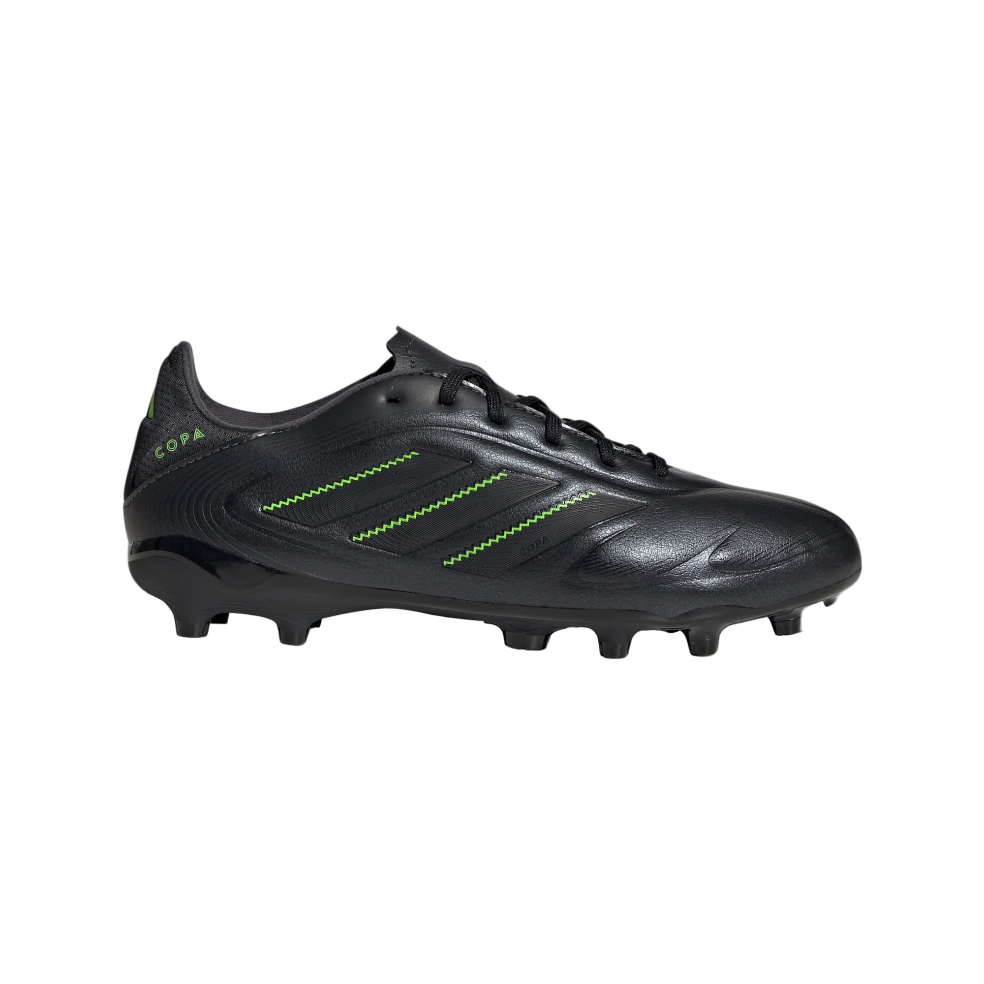 adidas Kids' Copa Pure III League FG/MG J Cleats Footwear Adidas Core Black/Solar Green/Lucid Lemon-JR2884 13