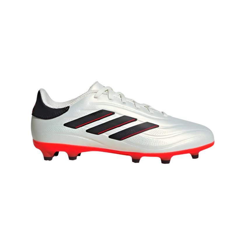 adidas Kids' Copa Pure 2 League FG J Cleats Footwear Adidas Ivory/Core Black/Solar Red-IE4987 13